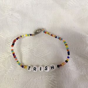 TRISH 7” personalized name bracelet-NEW